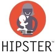 ヒップスターロゴ