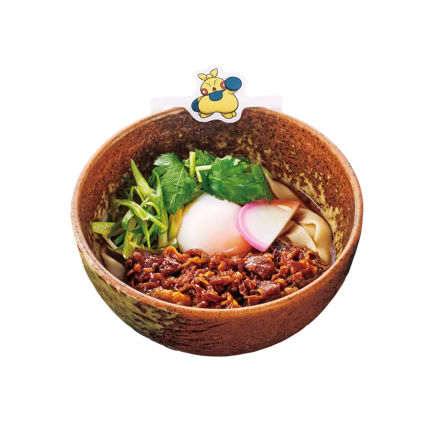 【おかげ庵】マクノシタのすき焼き風きしめん