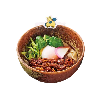 【おかげ庵】マクノシタのすき焼き風きしめん