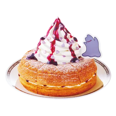 【コメダ珈琲店・おかげ庵】メタモンのシロノワール ブルーベリーフロマージュ