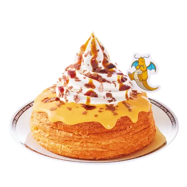 【コメダ珈琲店・おかげ庵】カイリューのシロノワール カスタードプリン