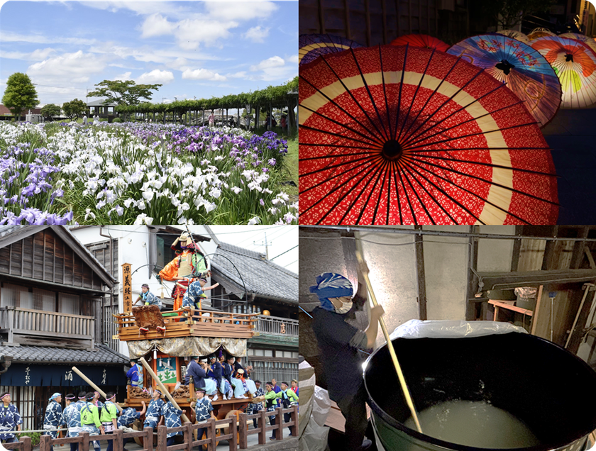 映像と共に巡る「小江戸・佐原」
歴史と文化、自然が織りなす 四季折々の見どころをご紹介