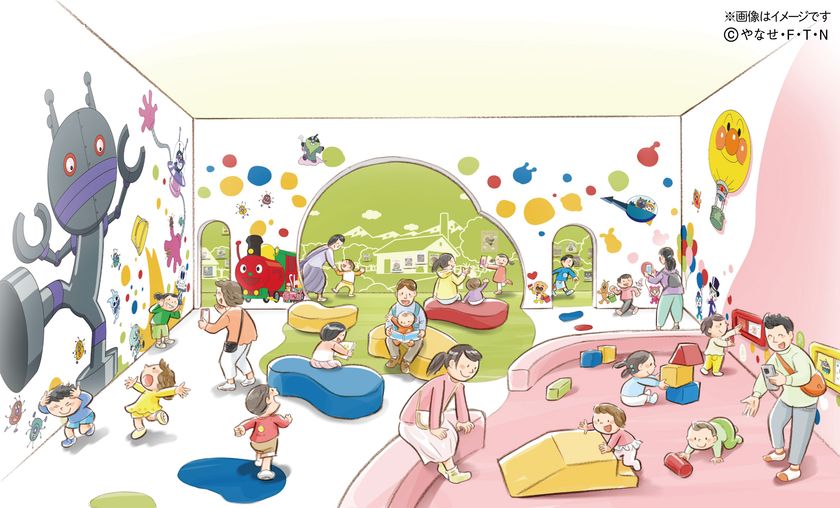 3月19日(木)　ベビーエリア＆えほんコーナーがオープン
「みんなのまち」も新たに遊べるおうちが増えて
さらにパワーアップ！