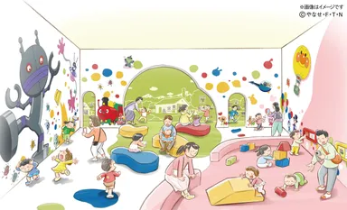 ベビーエリア＆えほんコーナー※画像はイメージです