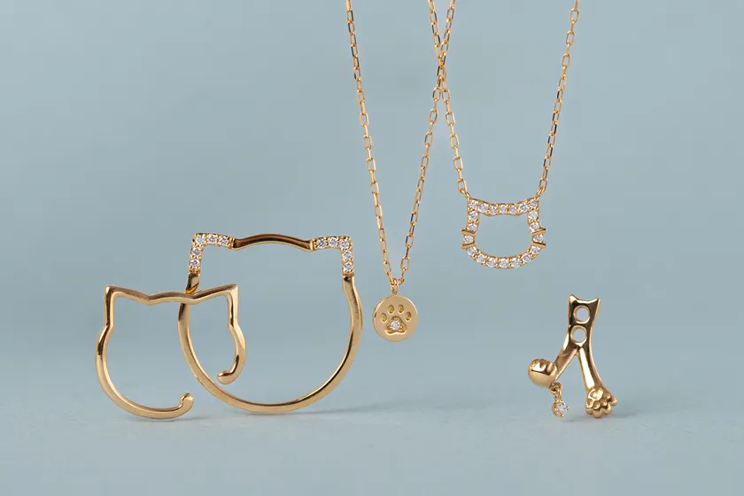オレフィーチェの猫モチーフジュエリー