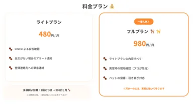 みまもリンク料金プラン