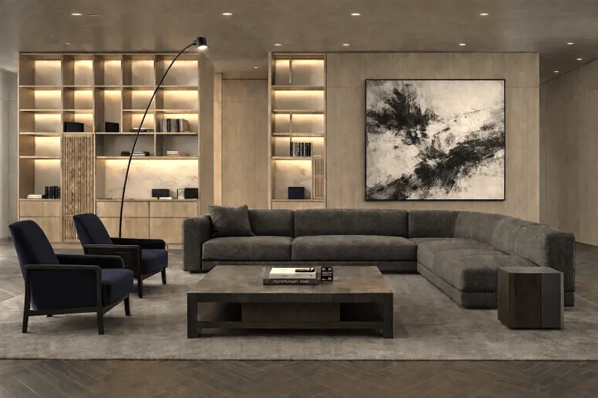 静かに整った信頼感ある機能的空間