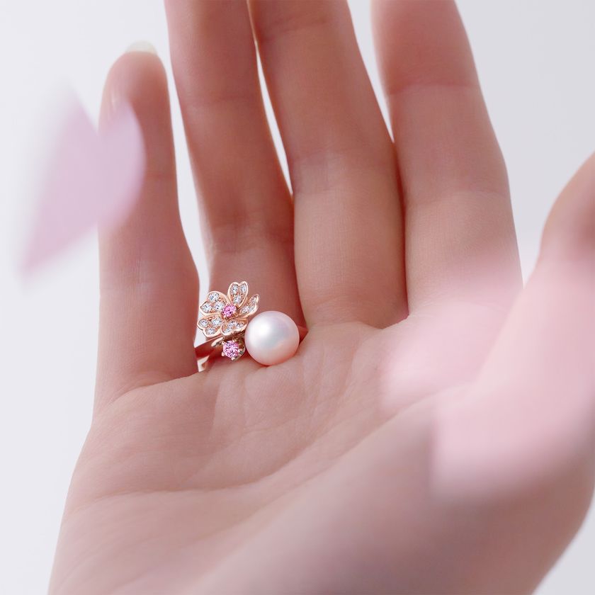春の装いに彩りを添える新作ジュエリーが登場　
3月12日（木）からミキモト銀座4丁目本店にて
「SAKURA WEEK」開催