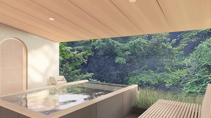 客室「瀬音・風香」客室温泉