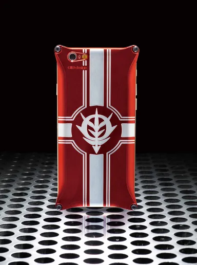 機動戦士ガンダム ジュラルミンスマホジャケット／ジオンレッド(1)