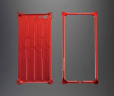 機動戦士ガンダム ジュラルミンスマホジャケット／ジオンレッド(5)