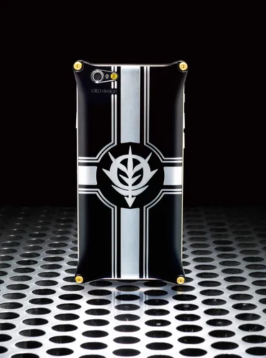 機動戦士ガンダム ジュラルミンスマホジャケット／ジオンブラック(1)