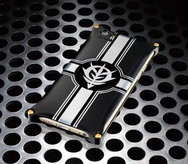 機動戦士ガンダム ジュラルミンスマホジャケット／ジオンブラック(2)