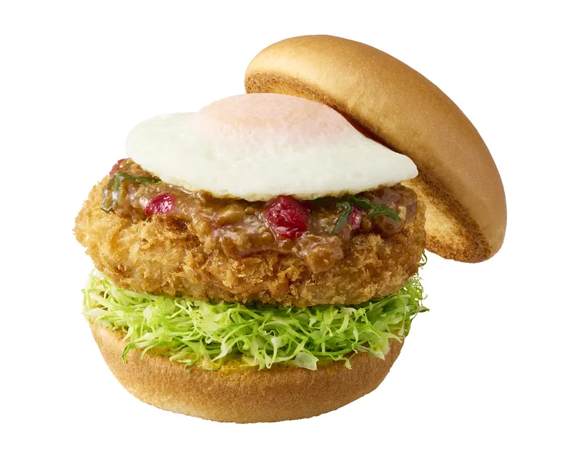 とろ~り 台湾ラーメン風メンチカツバーガー