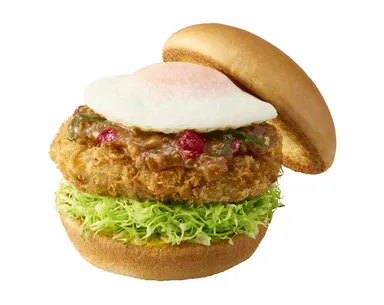 とろ～り 台湾ラーメン風メンチカツバーガー