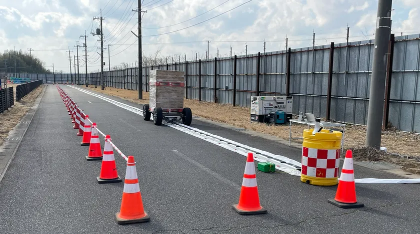 成田国際空港内の実証実験区画