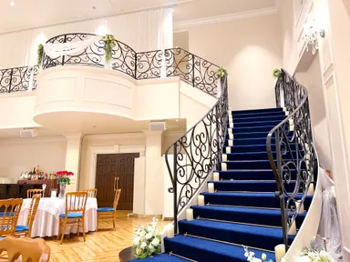 らせん階段のある特別な空間