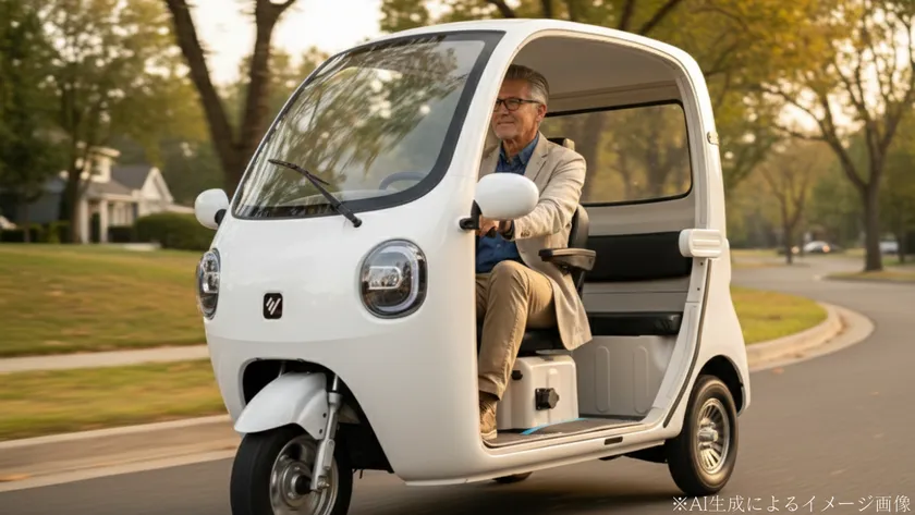 ビベルCOCO　実際に使用している様子　AI生成によるイメージ画像