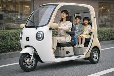 ビベルCOCO　実際に使用している様子　AI生成によるイメージ画像