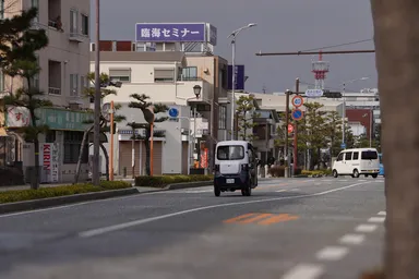 町中を走行するビベルCOCO