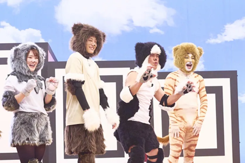 場面写真/左からなつぽい、髙松、武井、酒井