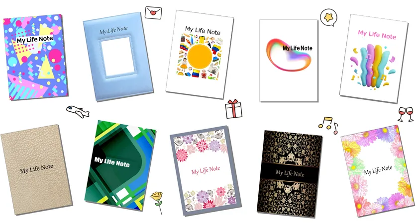 MyLifeNote表紙デザイン