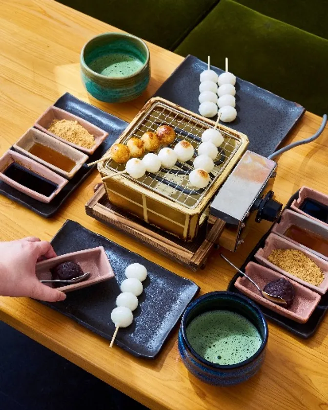 お抹茶とだんご三昧