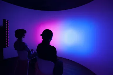 2 “rendezvous”インタラクティブ・インスタレーション(共同作品：森公一、真下武久、堀翔太、精山明敏)