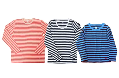 オーガビッツブレンドボーダーロンTEE