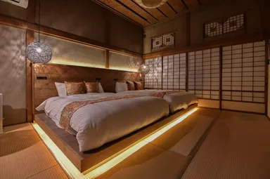 ベッドルーム　間接照明