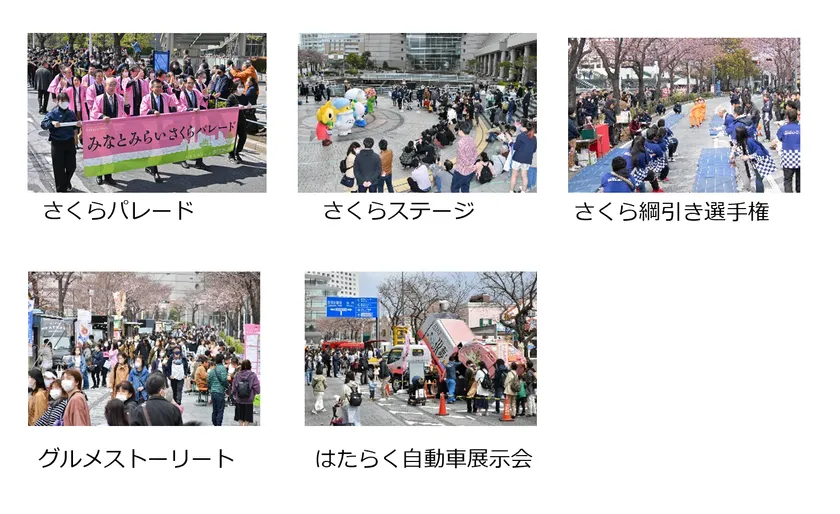 みなとみらい21さくらフェスタ実施内容