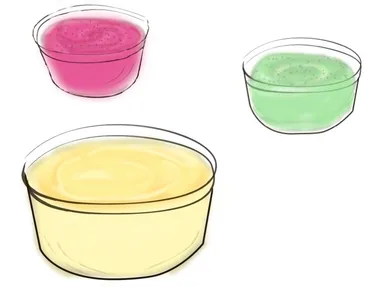 ディップカップ イラスト