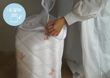 洗濯機で洗える