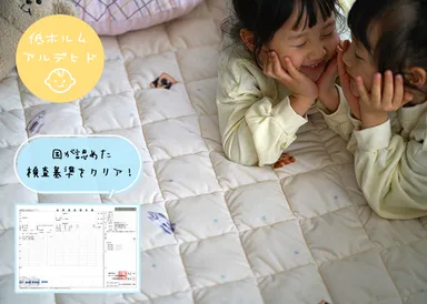 低ホルムアルデヒド・ピリング検査 合格