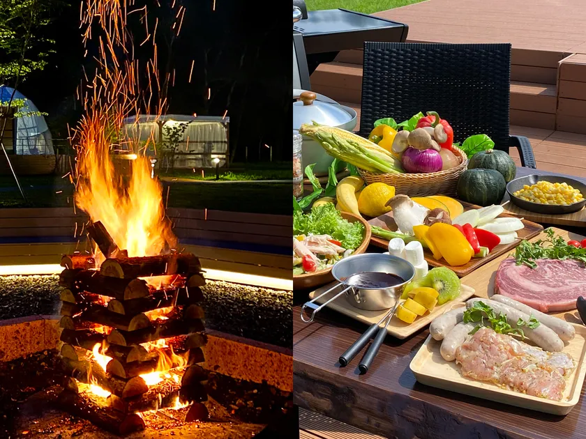 「霧降高原牛」「日光HIMITSU豚」地元食材を使用したBBQ