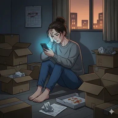 引越し当日、部屋が真っ暗