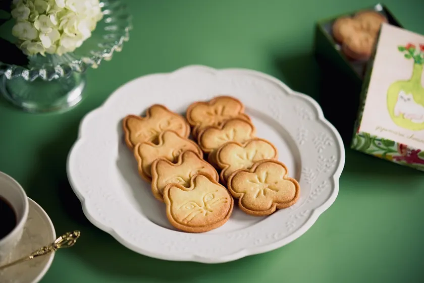 花と猫のサブレ