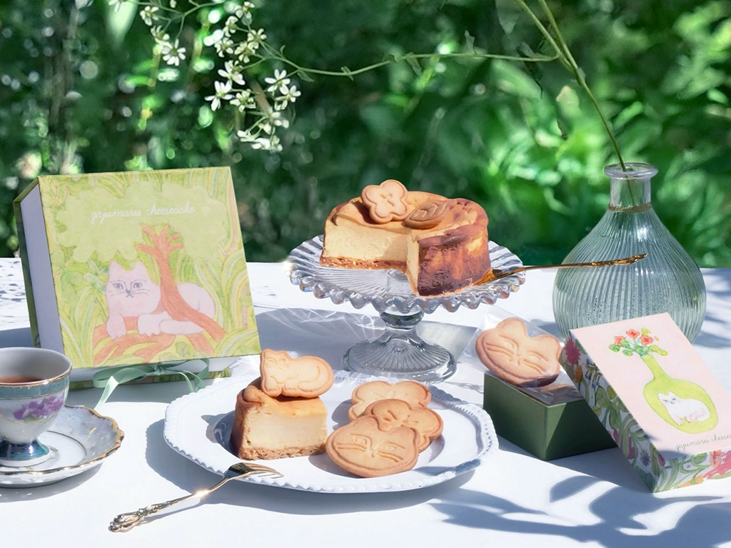 オンラインで人気の岡山発“猫と物語”のチーズケーキ専門店 「gajumaru