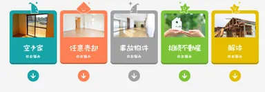 コンテンツ　空き家・任意売却・事故物件・相続物件・建物解体