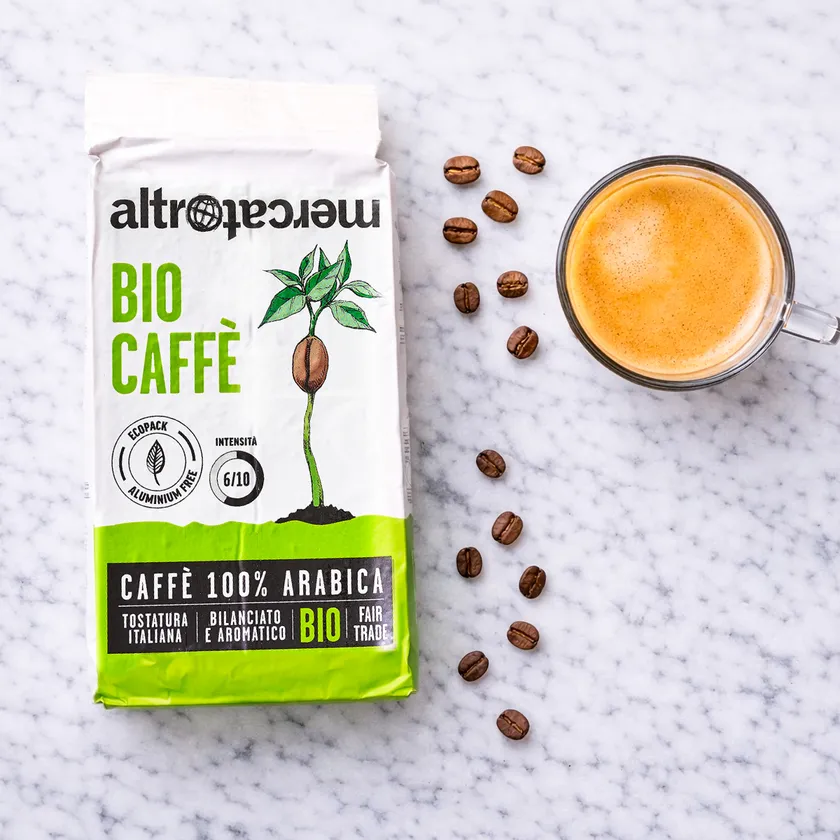 フェアトレードコーヒー Bio caffe 100% Arabica