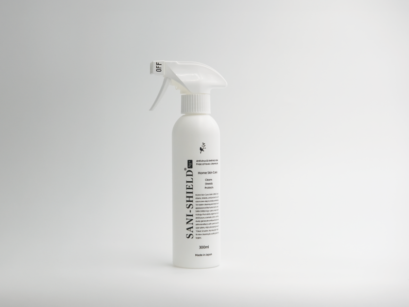 【特許取得】　サニーシールドAg+
“泡立ち”を防ぐ消泡剤入りにて新製品開発