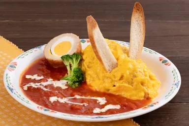 イースターうさぎオムライス