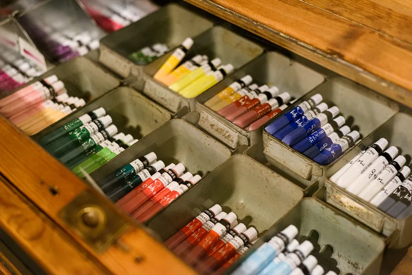 月光荘製品のアウトレットコーナー