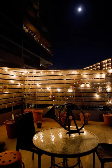 開放感のあるテラススペース