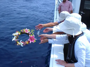 海洋散骨体験　花輪
