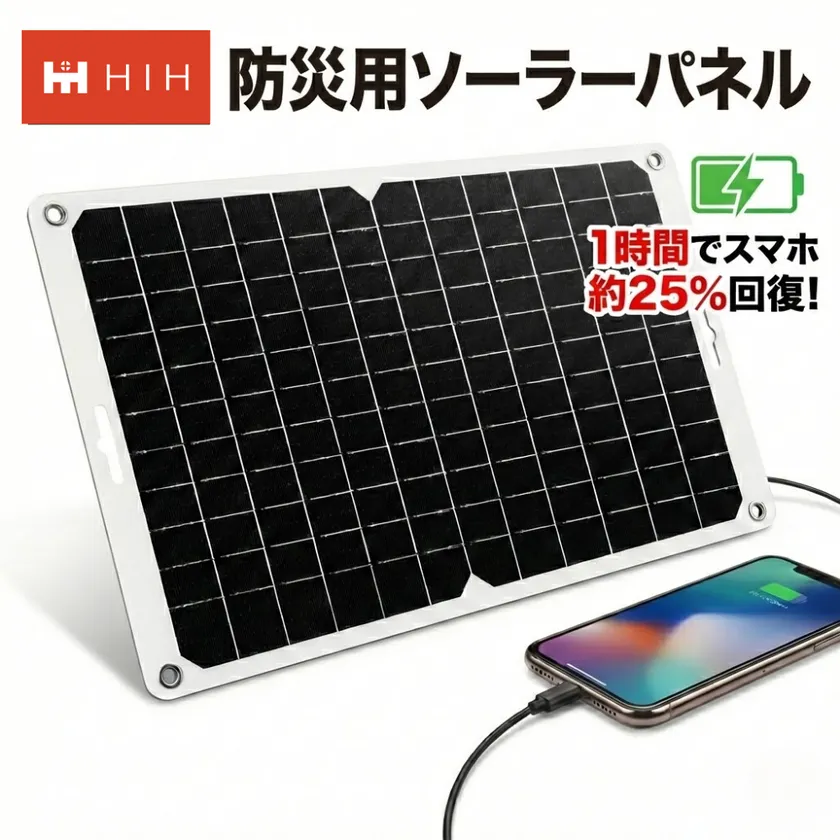 HIH 防災用ソーラーパネル