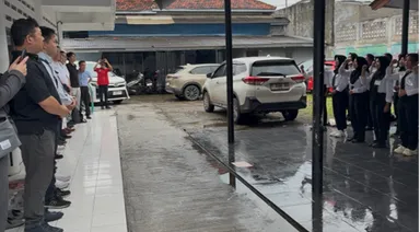 【写真(1)】生徒による挨拶