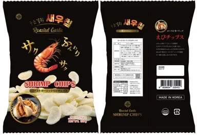 ガーリックえびチップス