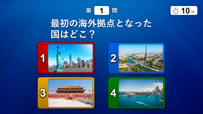 クイズ大会用システム「アンサータッチ(R)」
累計使用者数20万人突破記念特別企画！
使用料半額キャンペーンを実施！