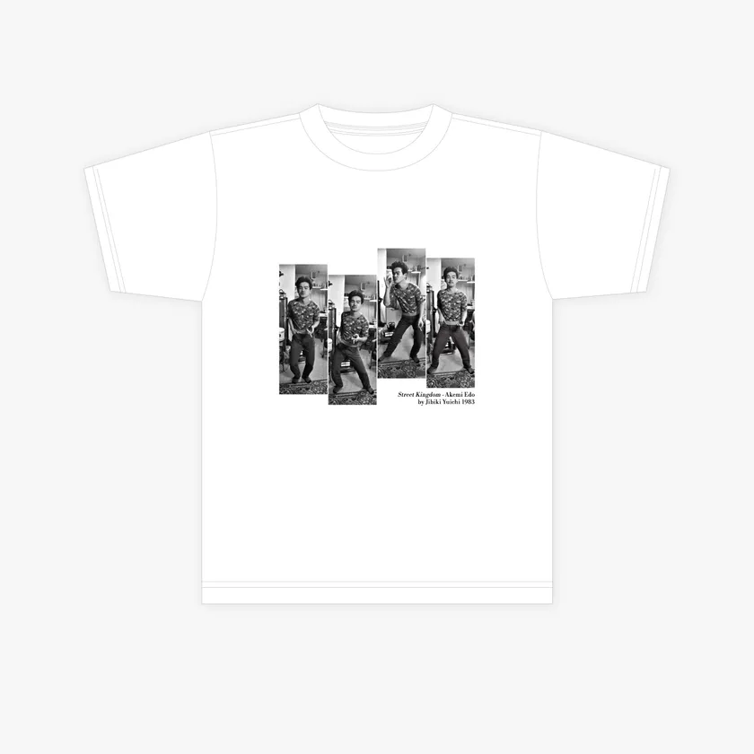 地引雄一じゃがたらTシャツ 白